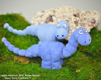 Baby Washcloth Animal Dinosaur, WashAgami ™, Instructional Video and PDF
