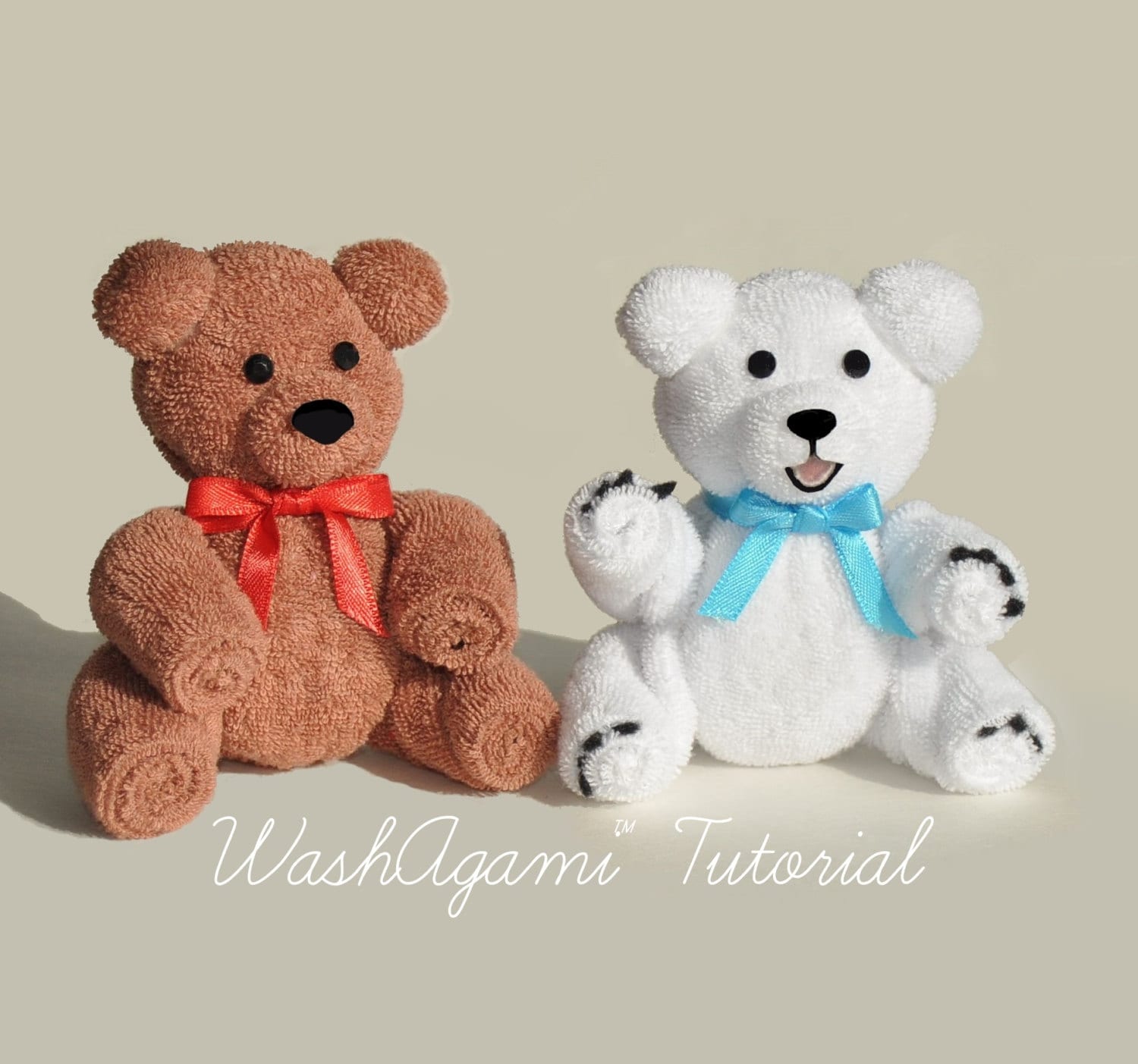 baby washcloth teddy bear