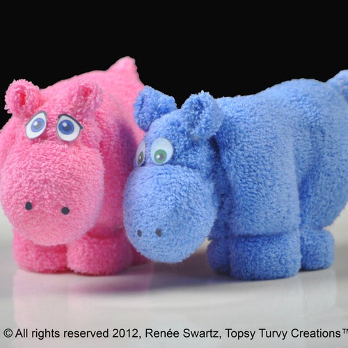 Baby Washcloth Elephant Washagami ™ Diaper Cake Topper Etsy