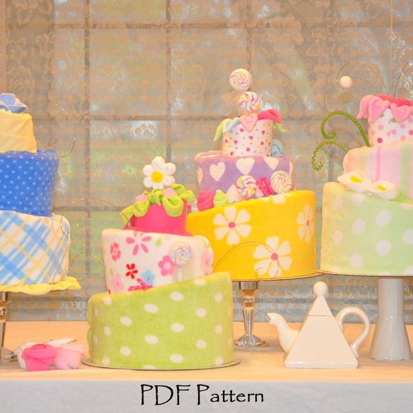 Modèle Topsy Turvy Diaper Cake®, vidéo pédagogique, gâteau de couches