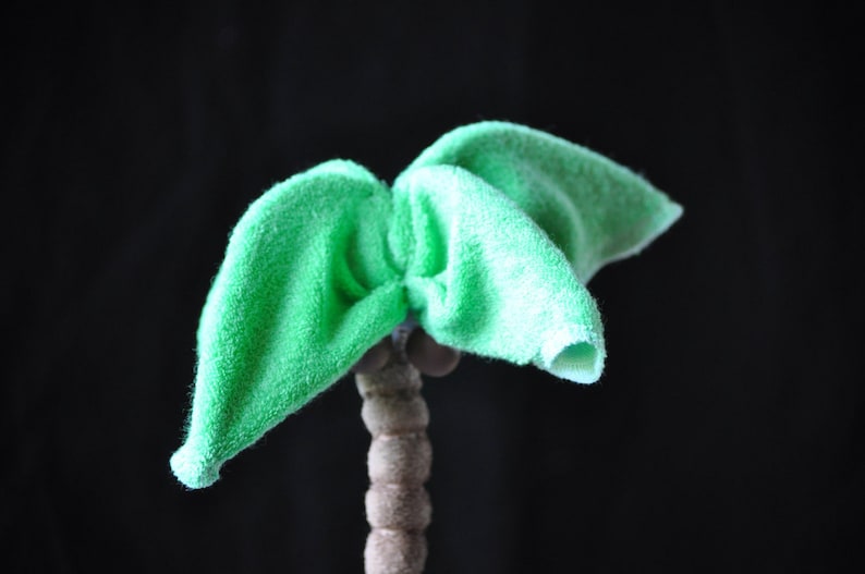 Baby Washcloth Palm Tree, WashAgami ™, For a Diaper Cake How To Video image 2