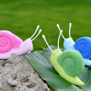 Washcloth Snail, WashAgami ™, for Diaper Cake Instructional Video image 2