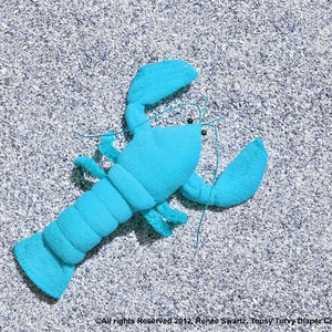 Baby Washcloth Lobster, Crawfish for Diaper Cake Instructional Video Sale image 2