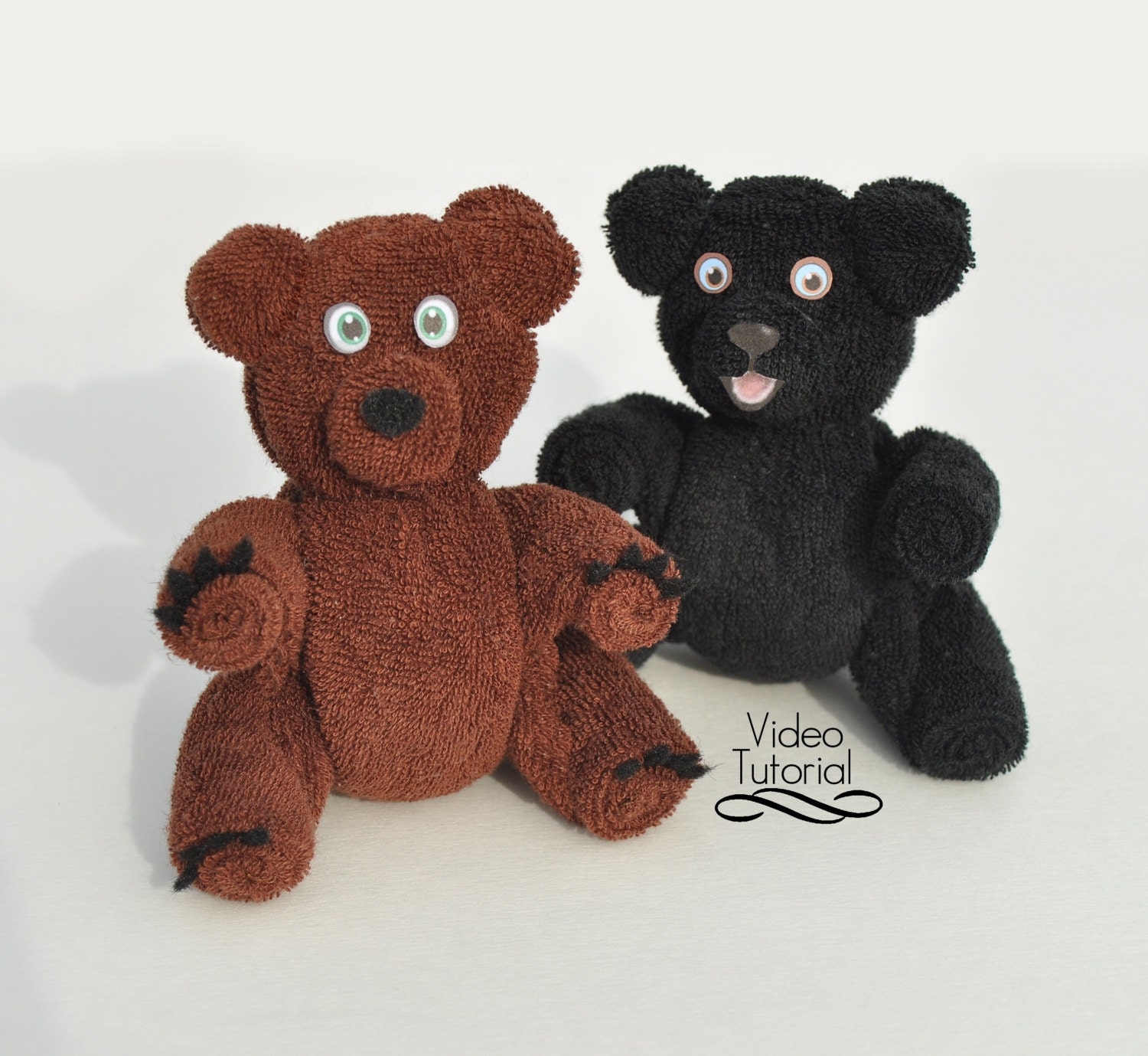 Baby Washcloth Teddy Bear Washcloth Polar Bear WashAgami ™ Etsy