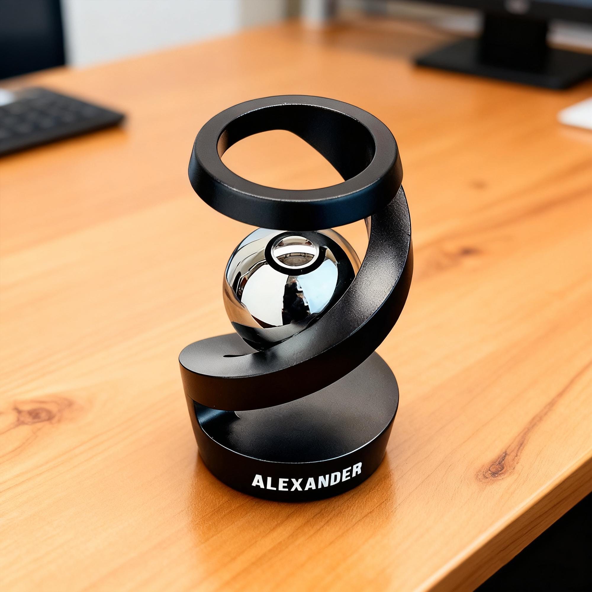 Custom Floating Gyroscope for Desk Stress Relief Toy for Men’s Desk ...