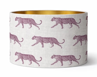 Pantalla de tela, cubierta de tela por dentro y por fuera, iluminación interior, pantalla de lujo hecha a mano