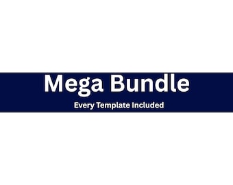 Ultimate Business Mega Bundle | 20 Small Business Templates | Client Experience, Marketing, Planners & Contracts | Editable Word Documents