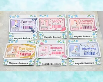 Never-Expiring Book Club Magnetic Bookmarks
