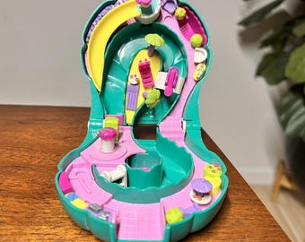 1995 Bluebird Polly Pocket Splash N Slide Waterpark *Compact Only* vintage