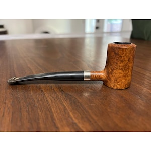 speciality tobacco Peterson Speciality SMOOTH Nickel Mounted Tankard P-lip Tobacco Pipe
