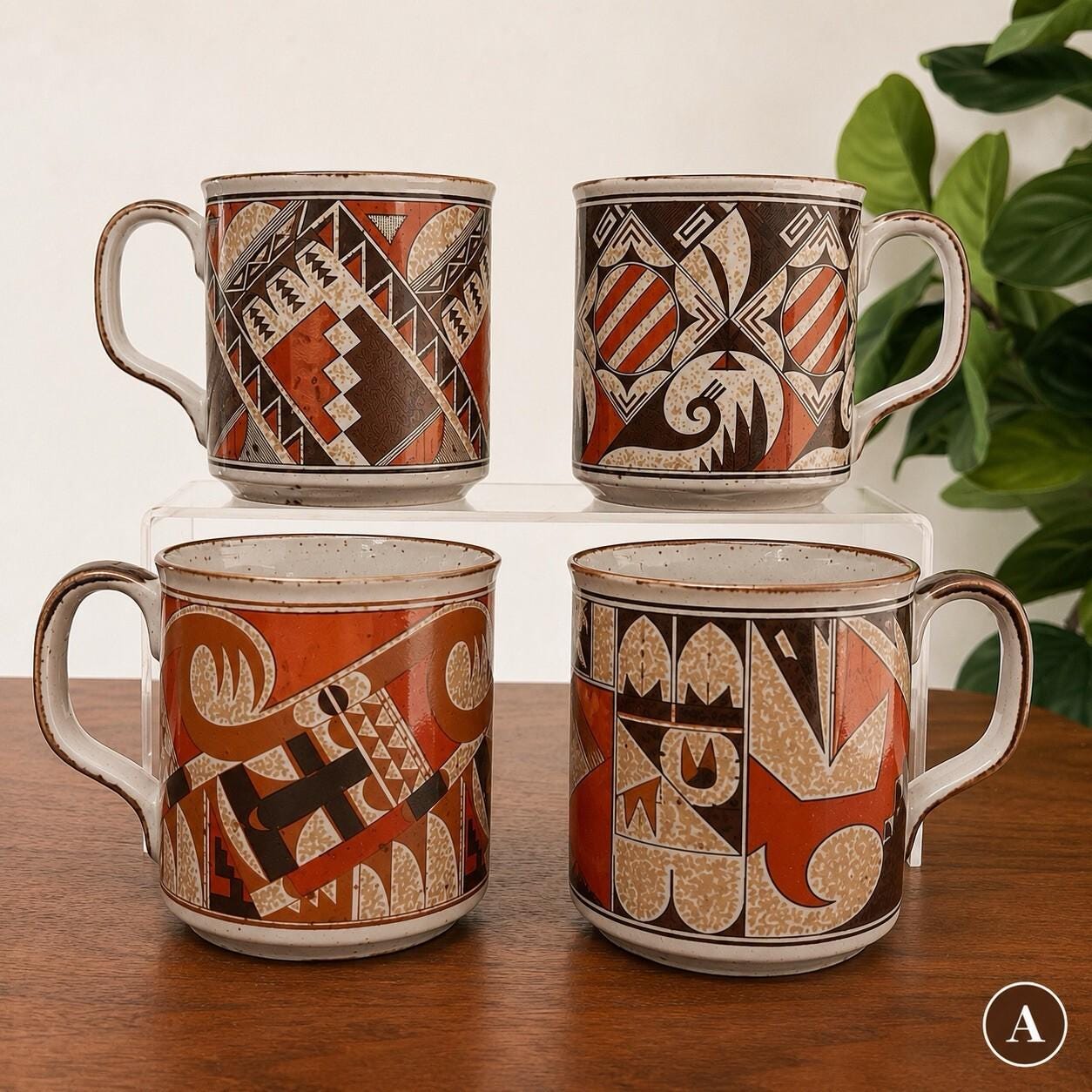 Takahashi Stoneware Mug Set - Etsy