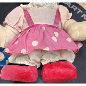 Pelúcia vintage da Minnie Mouse da Disney, de 1987, da coleção "Little Boppers" da Worlds Of Wonder. imagem 5