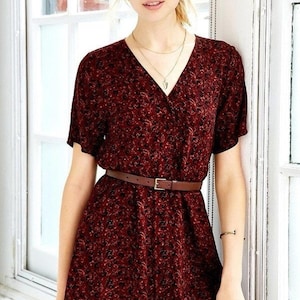 Staring at Stars Mini Tunic Shirt Dress Y2K Boho Festival Urban Outfitters UO image 1