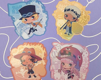 One Piece | Post-timeskip vinyl stickers