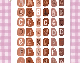Sticker sheet - Alphabet