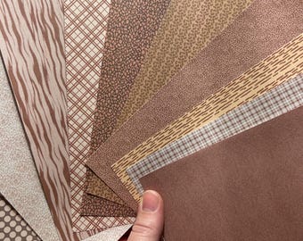 A5 Scrapbook Paper Kit - Nude Patterns