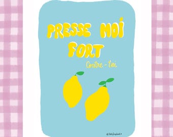 Illustration - Squeezed Lemon