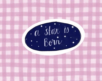 Glitter stickers - A star is born