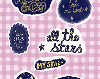 Sticker Pack - Stars & Co