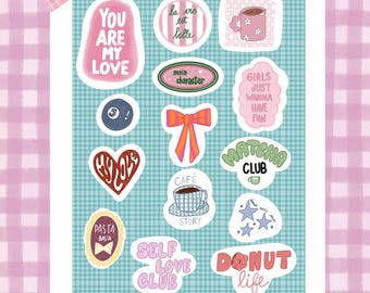 Planches de stickers