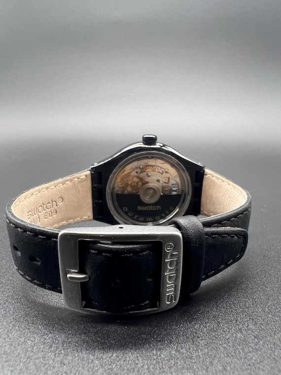Swatch Irony Automatic Skeleton Rosetta Nera YAB1… - image 7