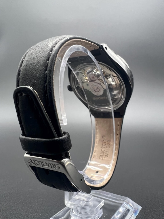 Swatch Irony Automatic Skeleton Rosetta Nera YAB1… - image 5