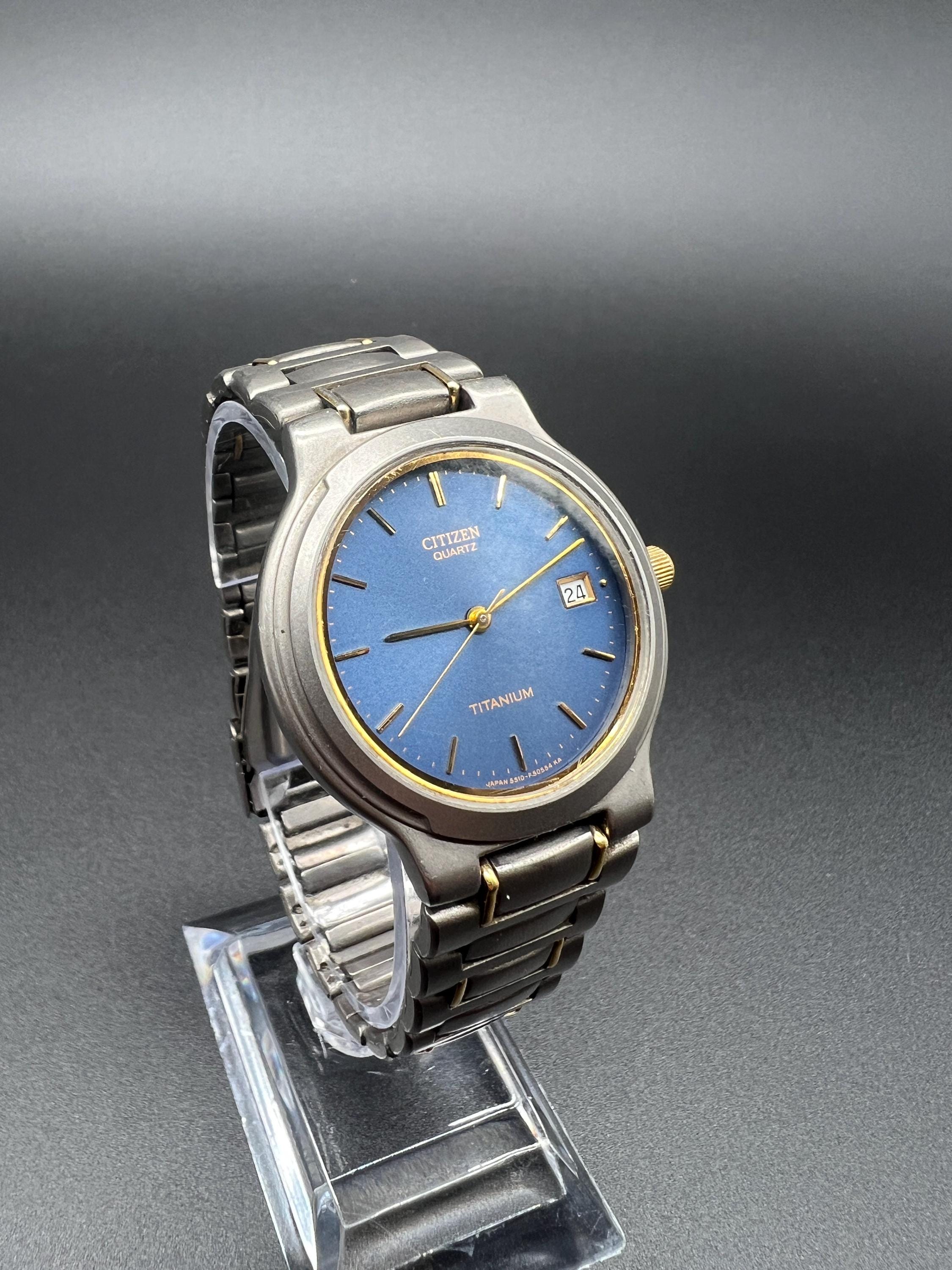 Citizen Titanium Quartz Women's Watch 5510-F51839 Japan Silver