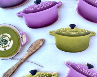 Dutch Oven Cookie Cutters - Side View or Top View Le Creuset