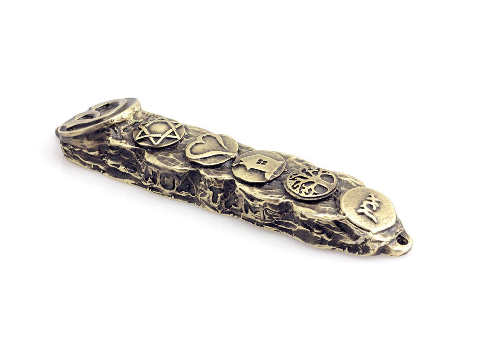 Mezuzah With Story Mezuzah With Symbols Etsy
