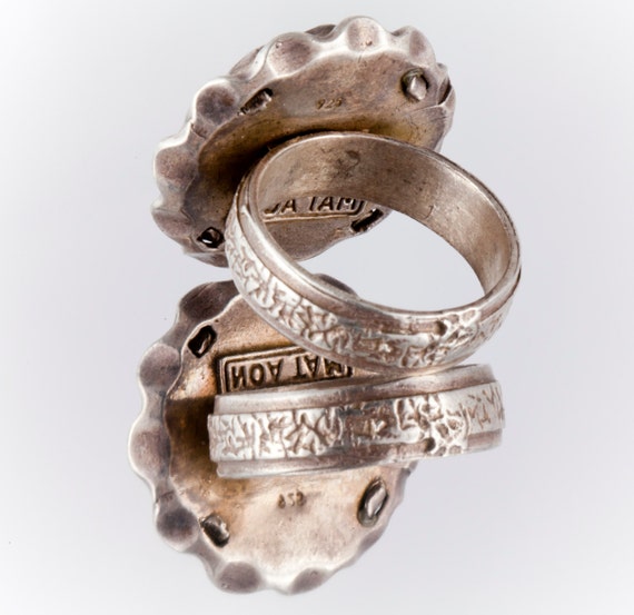 Ring Jewellery Made From Old Coins Israeli Agora Ring, Old Israel