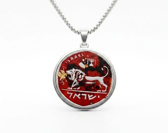 Bravery  Roaring Lion Coin Necklace