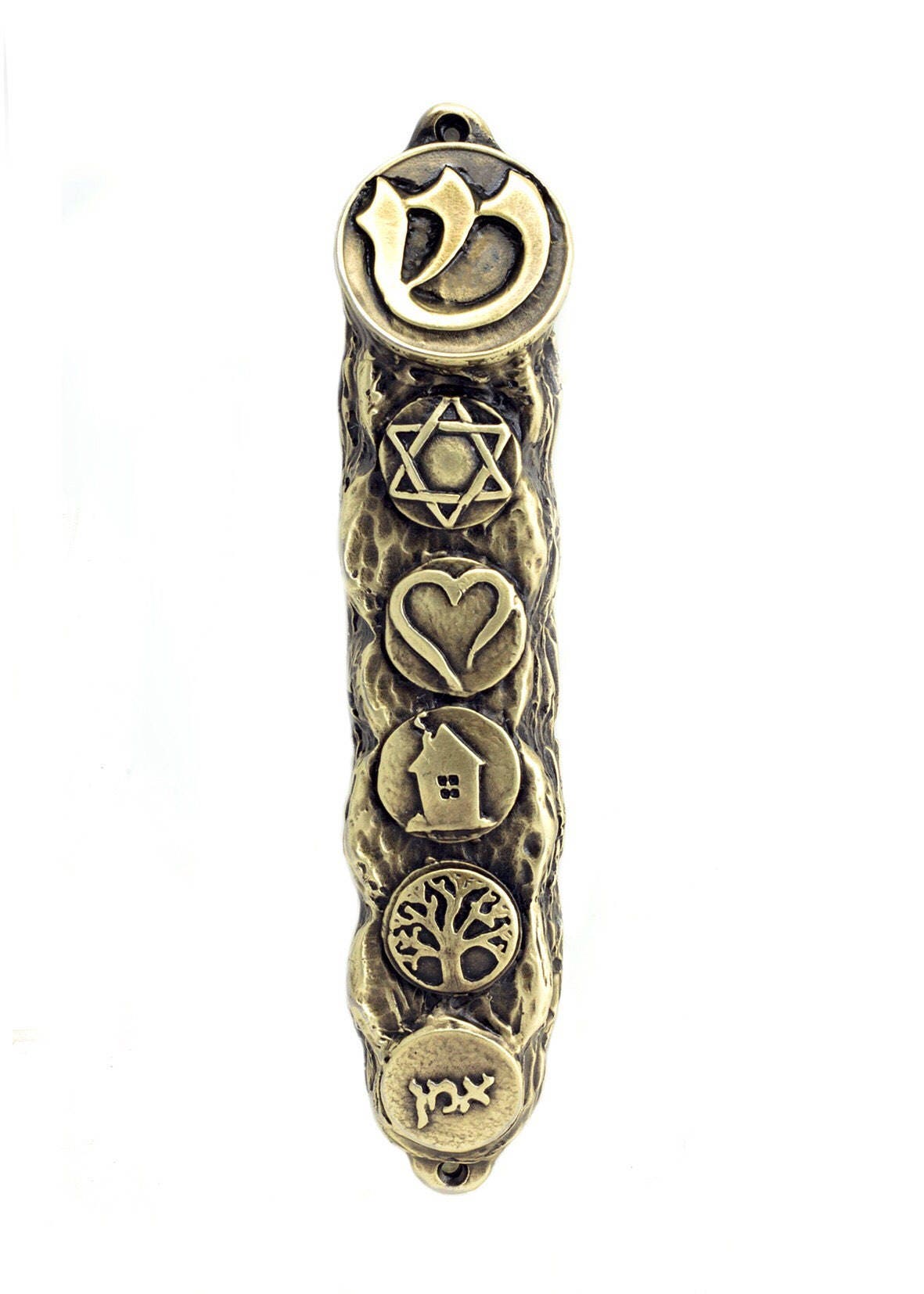 Mezuzah With Story Mezuzah With Symbols Etsy