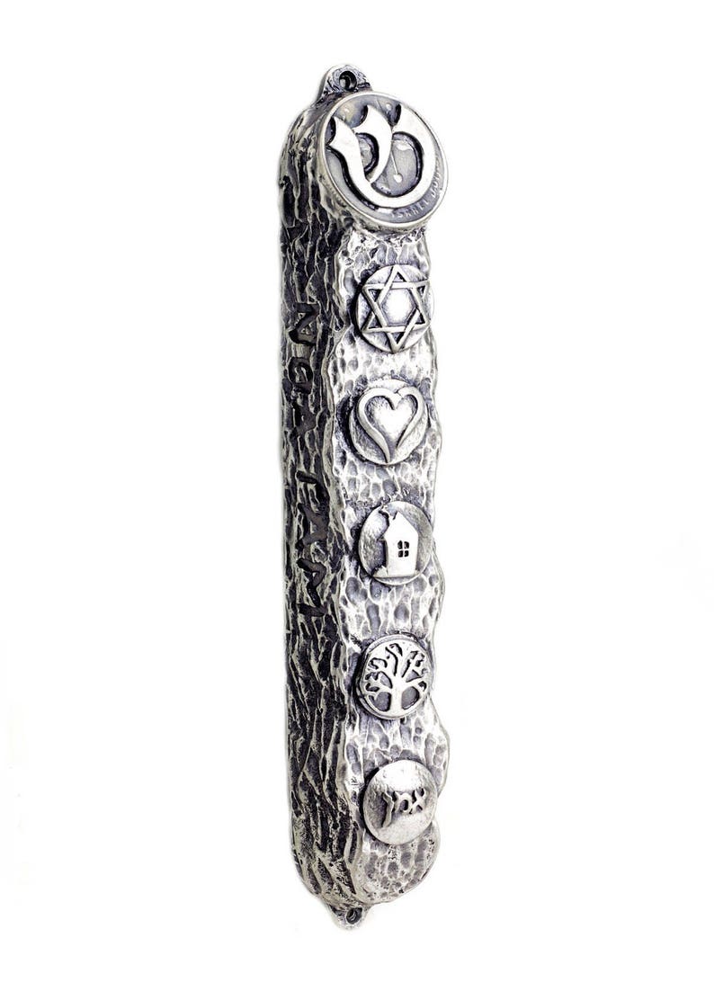 The Mezuzah Blessing, Mezuzah With Beautiful Symbols, New Jewish House Gift Etsy