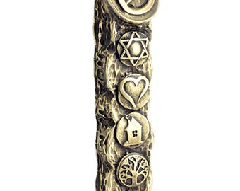 Mezuzah with story, Mezuzah with symbols