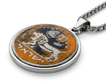 Bravery  Roaring Lion Coin Necklace