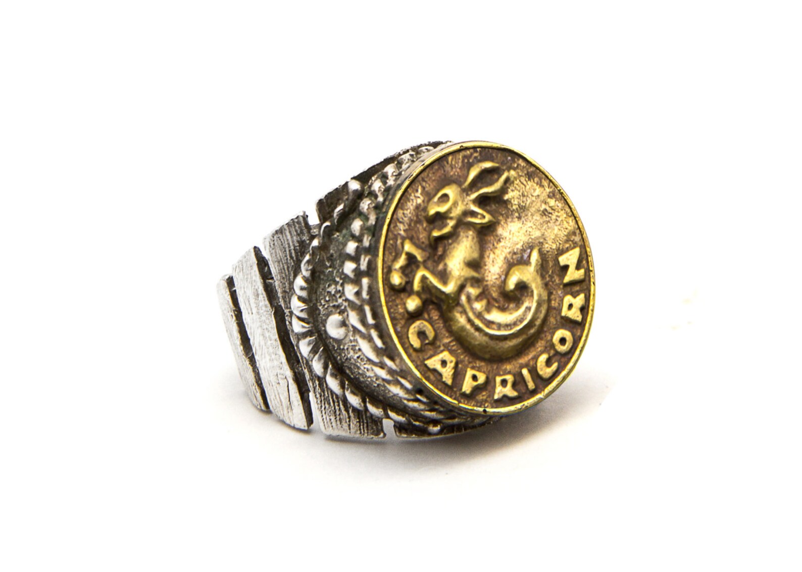Capricorn Astrology Zodiac Ring Astrology Ring Capricorn the Goat ...
