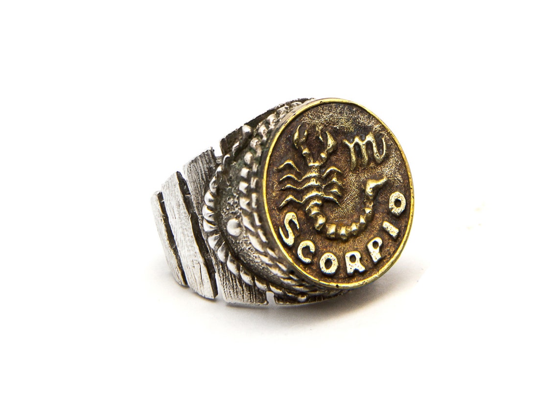 Scorpio Astrology Zodiac Ring Astrology Ring-scorpio the Scorpion ...