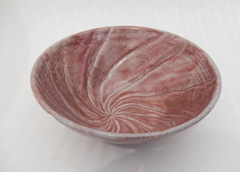 Brick Red Pottery Decorative Bowl Earthenware Siena Red Etsy