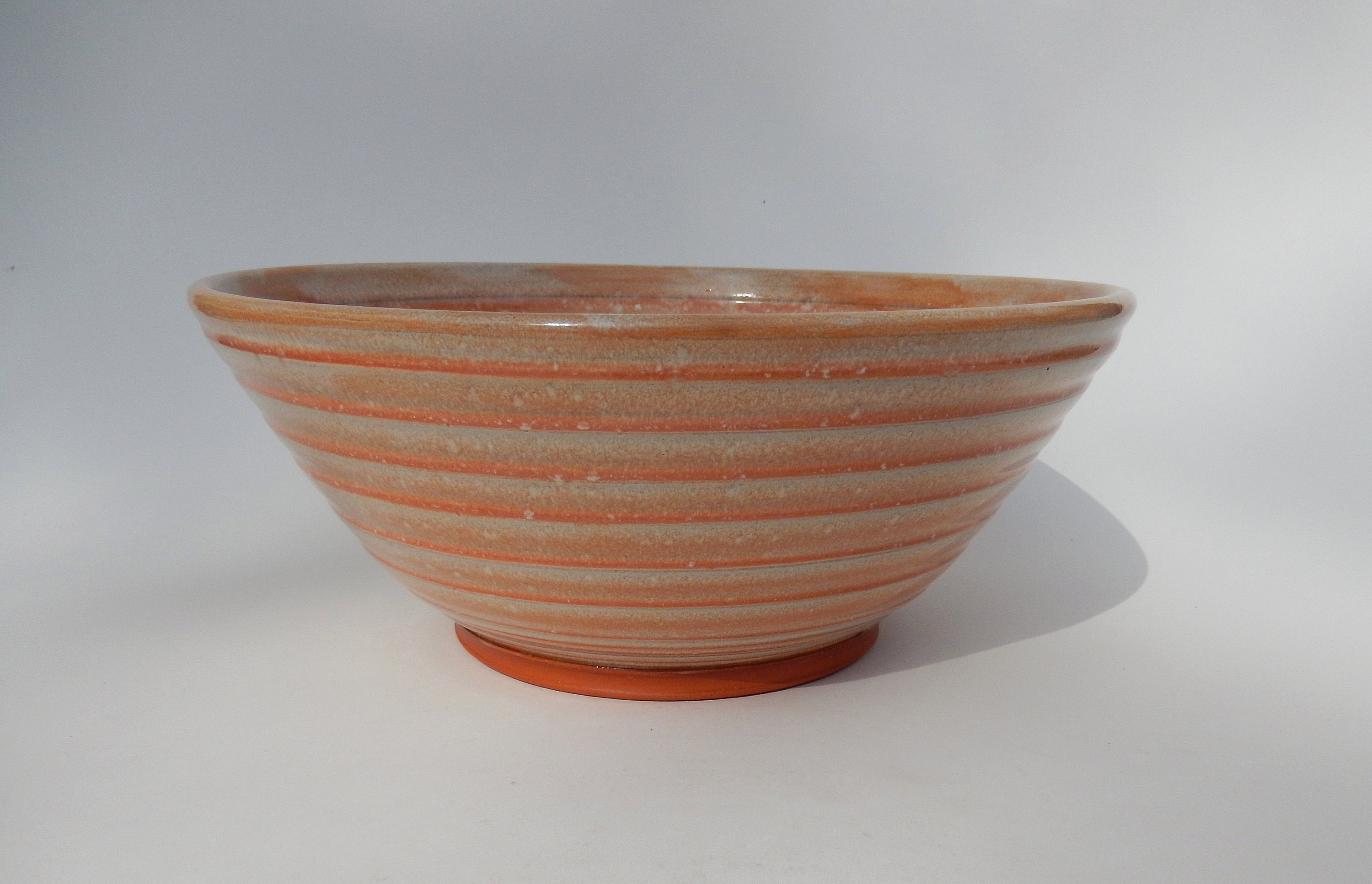 Ceramic Bowl Handmade Burnt Orange Functional Pottery Etsy