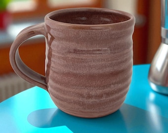 Ceramic Handmade Coffee Mug, Large Handmade Pottery 22 oz Cup