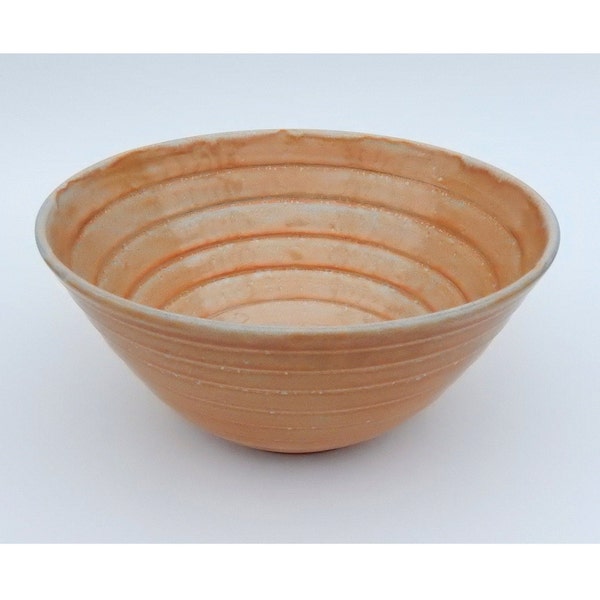 Orange Serving Bowl Etsy