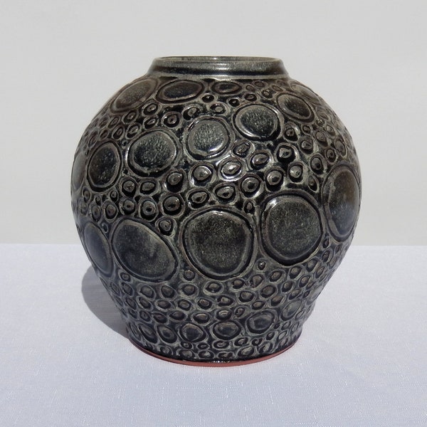 Round Ceramic Vase Etsy