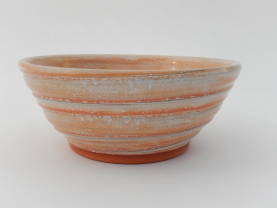 Orange Ceramic Bowl Functional Small Handmade Pottery Bowl Etsy