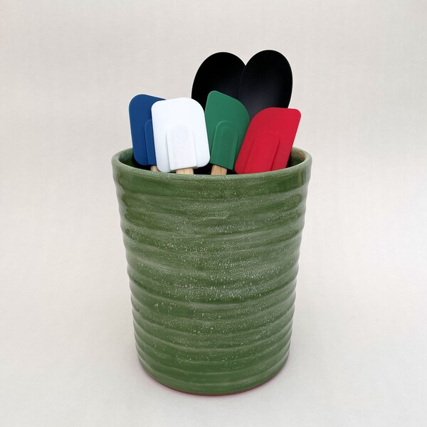 Ceramic Kitchen Utensil Holder Etsy