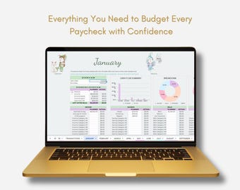 Zodiac Monthly Budget Spreadsheet for Google Sheets | Beginner Budget Planner | Simple Monthly Budget Tracker | Astrology Budget Planner