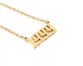 Old English Necklace 1999 Stainless 