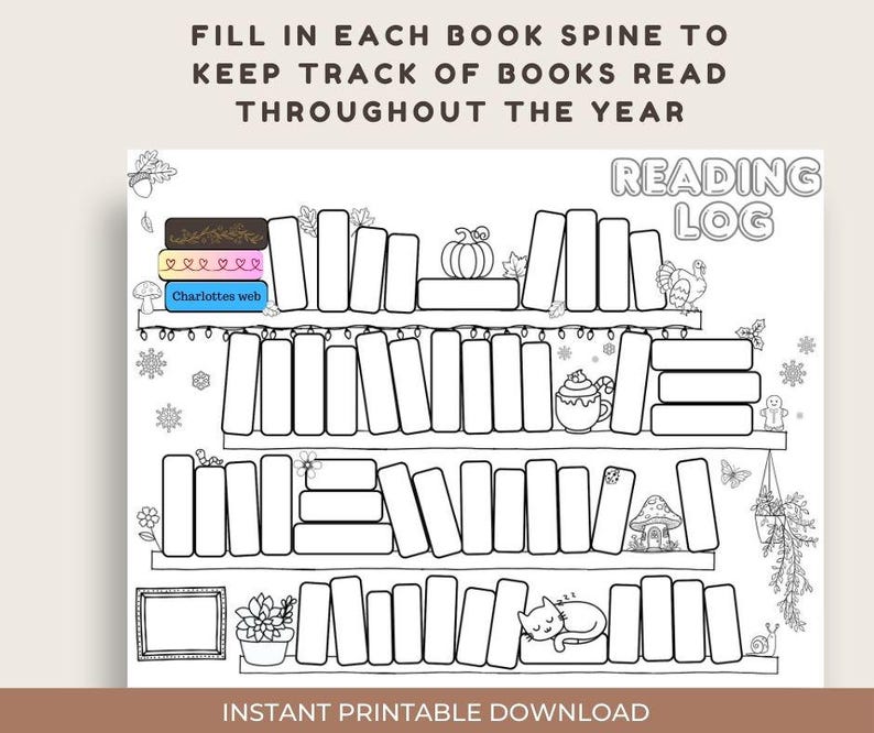 Reading Log Printable | Book Tracker | Homeschool Resources | Cozy ...