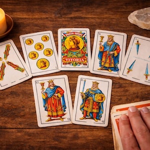 7 Card Spanish Tarot Reading. Personalized Card Interpretation. Tarot Alezeia.