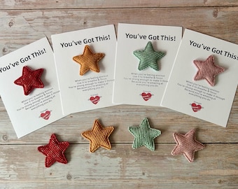 You Got This ~  Pocket Hug Token with Quoted Card - Anxiety Relief Gift.