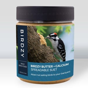 Birdzy Butter Spreadable Suet Nutbutter Mix For Wild Birds